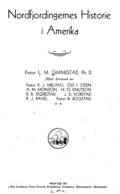 Nordfjordingerne book cover