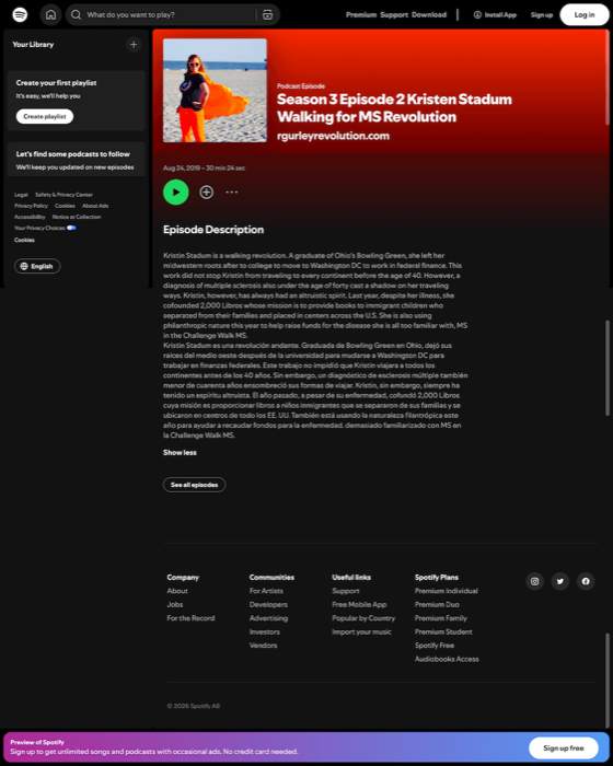 Spotify Podcast Episode