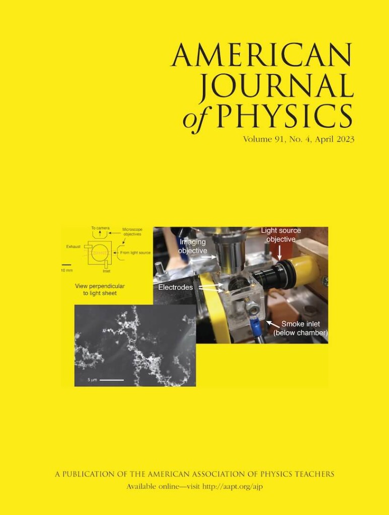 American Journal of Physics cover