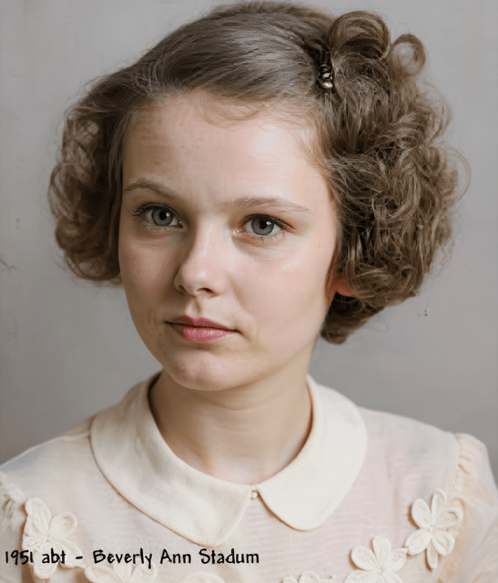 Beverly Stadum child portrait